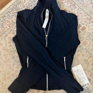 Lululemon Navy Define Cropped Jacket